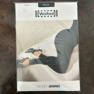 NWT Wolford Velvet Leggings